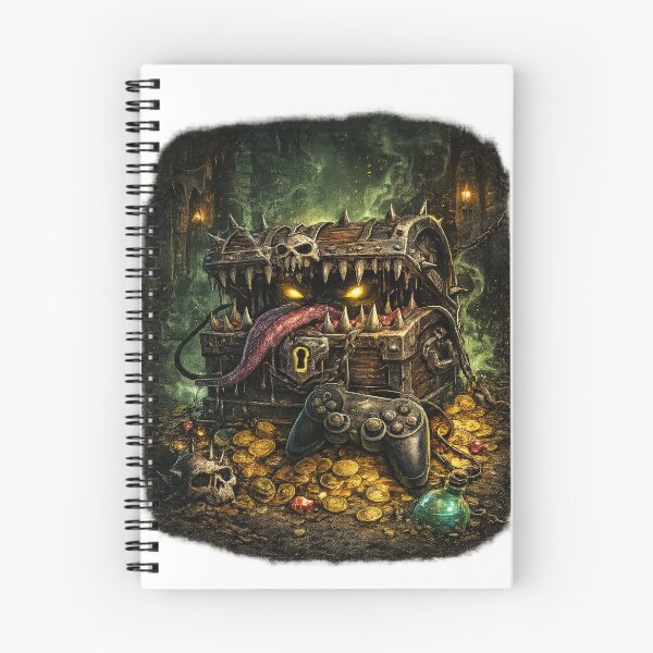 Item preview, Mimic Chest Gamer Treasure designed and sold by neonvael.