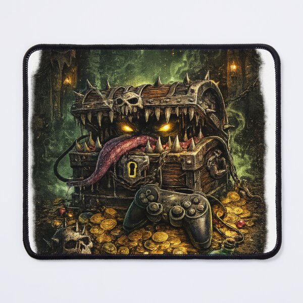 Item preview, Mimic Chest Gamer Treasure designed and sold by neonvael.