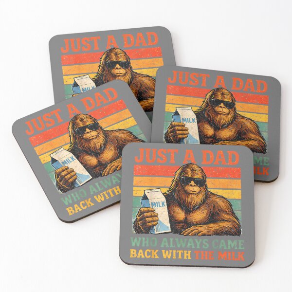 Item preview, Bigfoot Papa Just A Dad Who Always Came Back with The Milk_3 designed and sold by KristineLi.