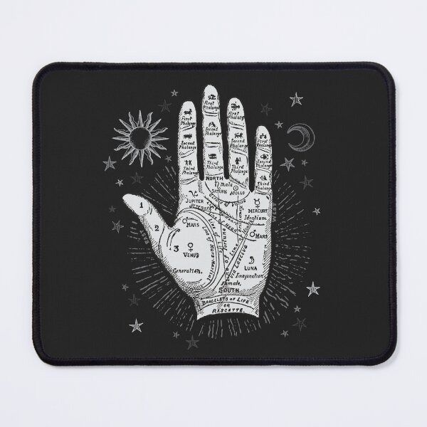 Item preview, Vintage Palm Reading Illustration - Palmistry Hand Illustration designed and sold by rutmerdesign.