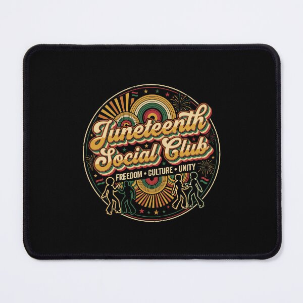 Item preview, Juneteenth Social Club – Retro Freedom Culture Unity Vintage Design designed and sold by DesignDoodleArt.