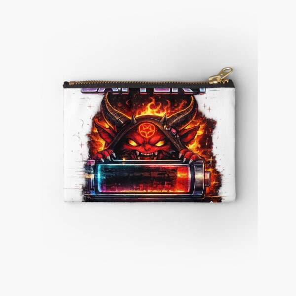 Item preview, Social Battery Critically Low Demon designed and sold by neonvael.