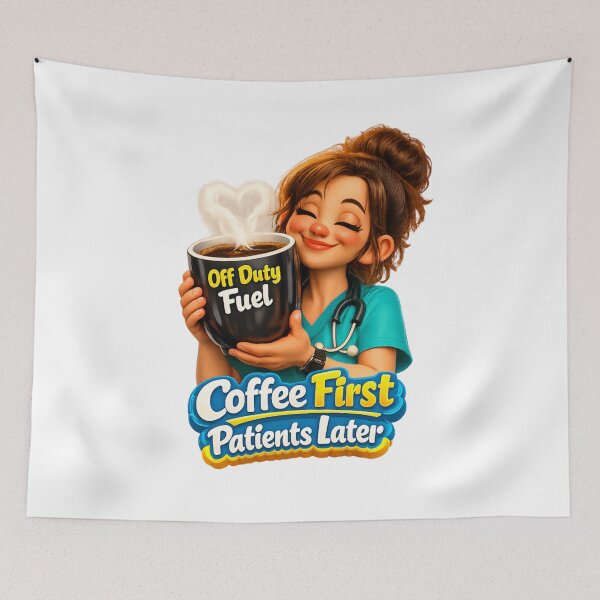 Item preview, ER Nurse Coffee First Patients Later designed and sold by AleksKos.