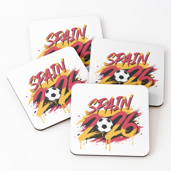 Item preview, Spain 2026 Soccer Vintage Flag Brush Font designed and sold by PACS0011.