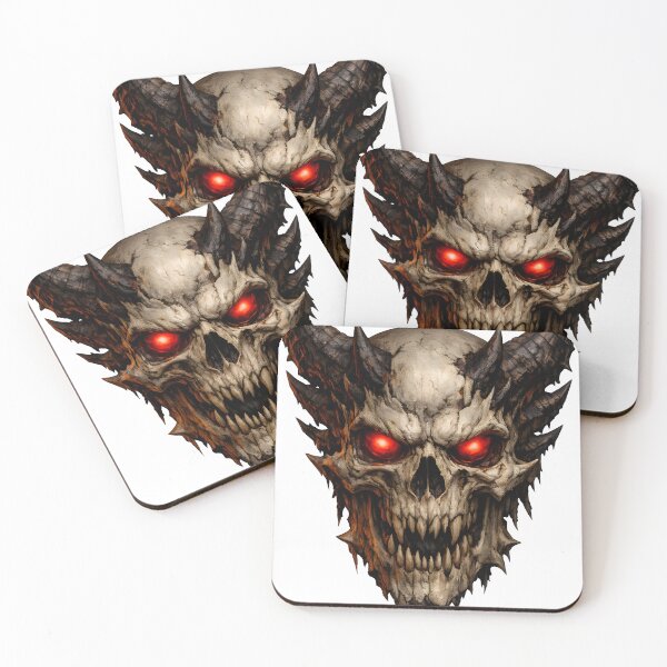 Item preview, Demonic skull  designed and sold by Eat art design.