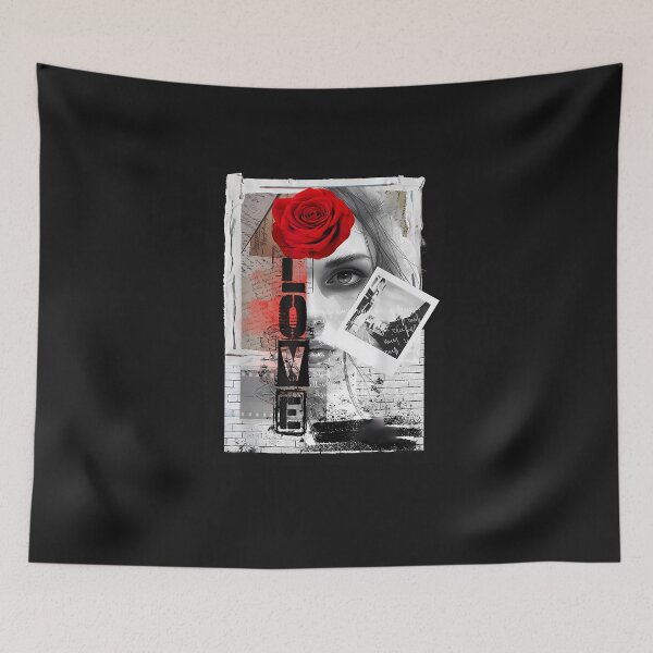Item preview, Dark Romance Streetwear Graphic, Gothic Red Rose Lover designed and sold by FrankIsabel.