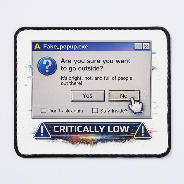 Item preview, Are You Sure Go Outside Popup designed and sold by neonvael.