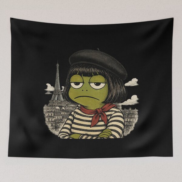Item preview, Funny Frog Bob Haircut Meme Funny Frog designed and sold by super-think.