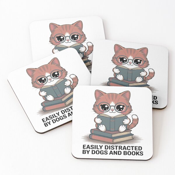 Item preview, Easily Distracted By Dogs And Books 1 designed and sold by JonathonGer.