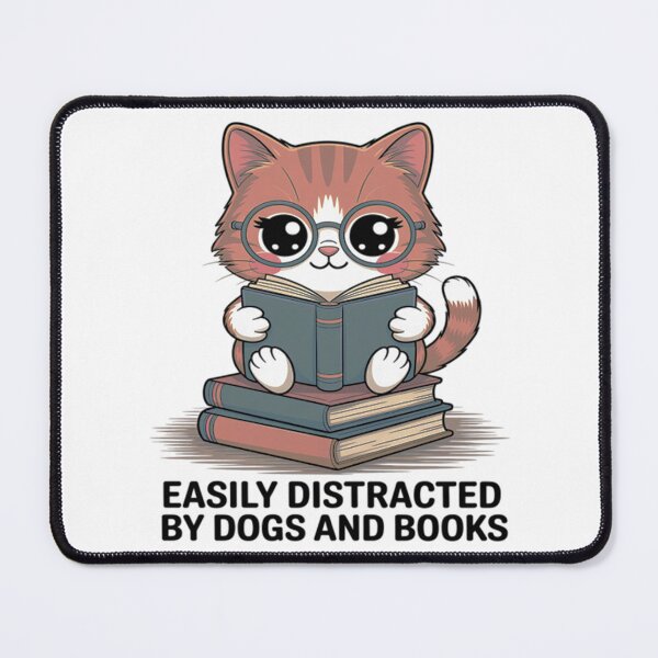 Item preview, Easily Distracted By Dogs And Books 1 designed and sold by JonathonGer.