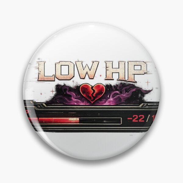 Item preview, Low HP Broken Heart Gamer designed and sold by neonvael.