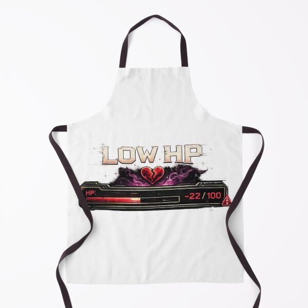 Item preview, Low HP Broken Heart Gamer designed and sold by neonvael.