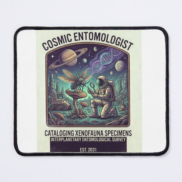 Item preview, Cosmic Entomologist Shirt – Retro Sci-Fi Alien Insect Explorer Graphic Tee designed and sold by Baby Adee Collective.