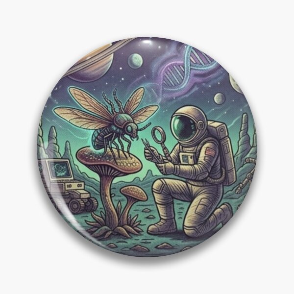 Item preview, Cosmic Entomologist Shirt – Retro Sci-Fi Alien Insect Explorer Graphic Tee designed and sold by Baby Adee Collective.