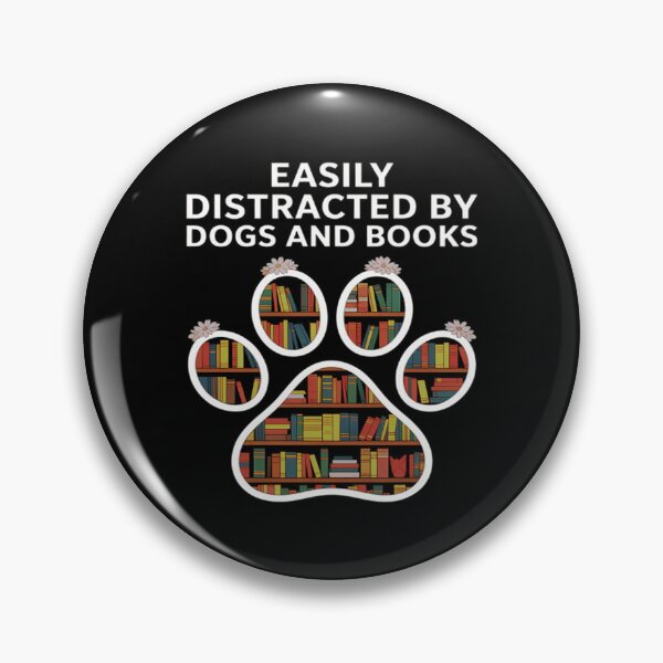 Item preview, Easily Distracted By Dogs And Books 2 designed and sold by JonathonGer.