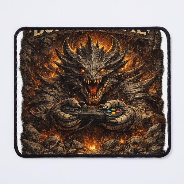 Item preview, Born To Game Forced To Work Dragon designed and sold by neonvael.