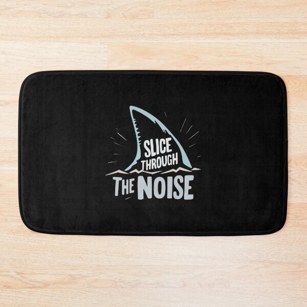 Item preview, Shark Fin Rising Through Ocean Waves Bold Motivation designed and sold by FWLKIT.