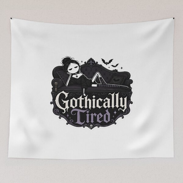 Item preview, Gothically Tired Stickman Mood Humor designed and sold by StickyGuys.
