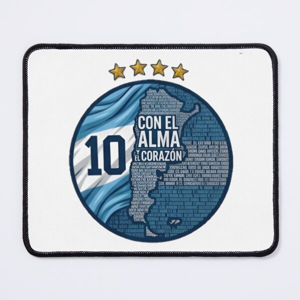Item preview, Argentina Football Con El Alma Y El Corazón Number 10 | Messi Argentina Football Fan Art designed and sold by Your Favorite Store.