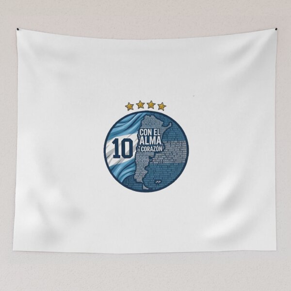 Item preview, Argentina Football Con El Alma Y El Corazón Number 10 | Messi Argentina Football Fan Art designed and sold by Your Favorite Store.