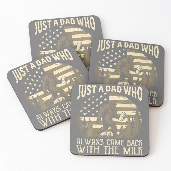 Item preview, Bigfoot Papa Just A Dad Who Always Came Back with The Milk designed and sold by KristineLi.
