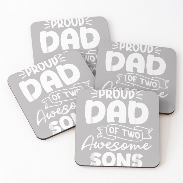 Item preview, Proud Dad of Two Awesome Sons Father's Day Father Grandpa designed and sold by GreggRoss.