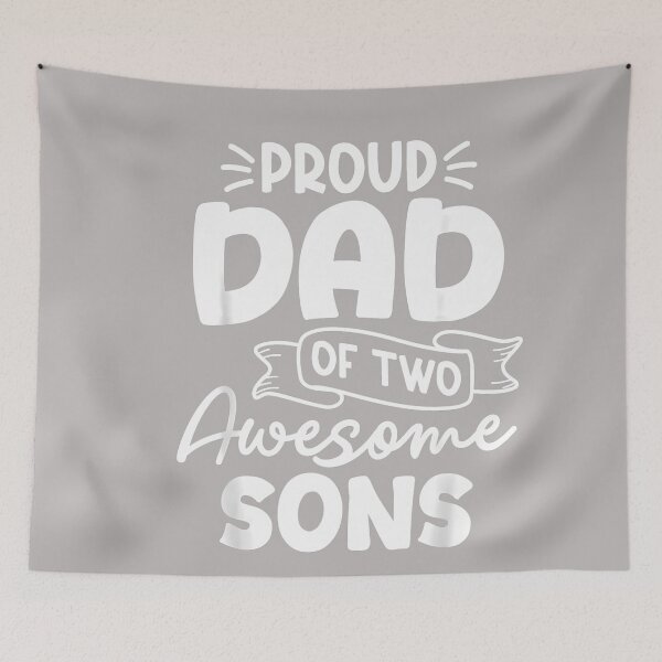 Item preview, Proud Dad of Two Awesome Sons Father's Day Father Grandpa designed and sold by GreggRoss.