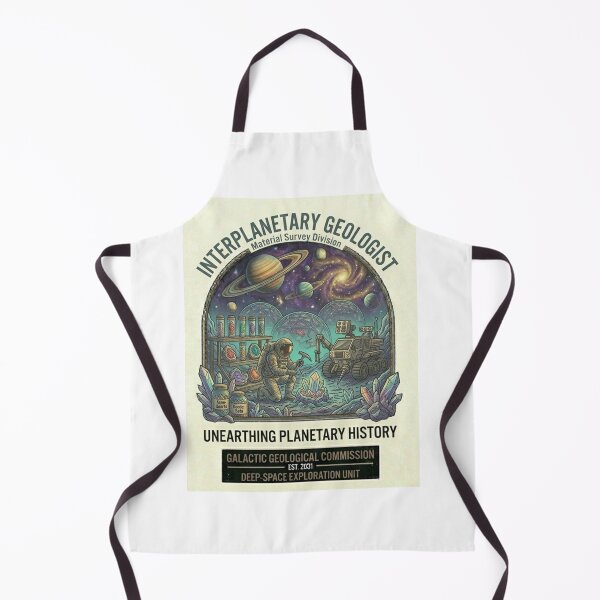 Item preview, Interplanetary Geologist Shirt – Retro Space Mining & Cosmic Crystal Graphic Tee designed and sold by Baby Adee Collective.
