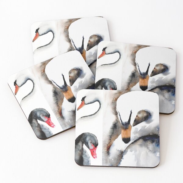 Item preview, Swan Double Brown Winter Beauty designed and sold by Tonigard.