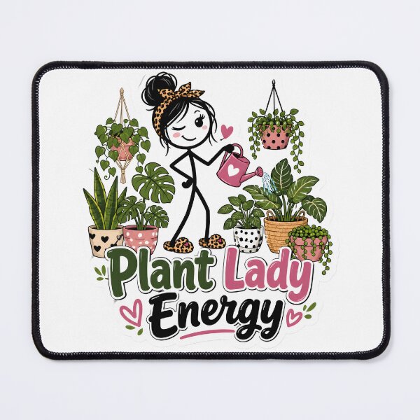 Item preview, Plant Lady Energy Stickman Fun designed and sold by StickyGuys.