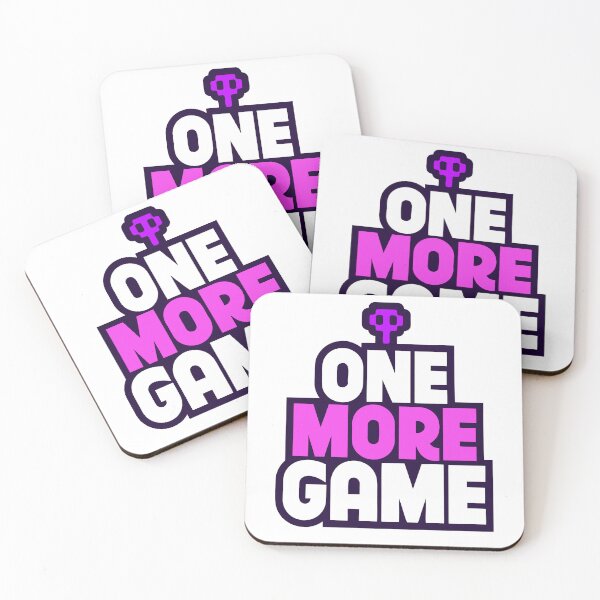 Item preview, One More Game – Neon Gaming Motivation Design designed and sold by LordOfWear.
