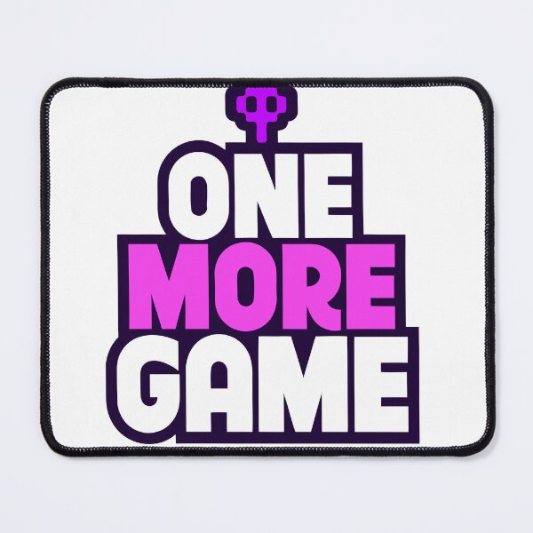 Item preview, One More Game – Neon Gaming Motivation Design designed and sold by LordOfWear.