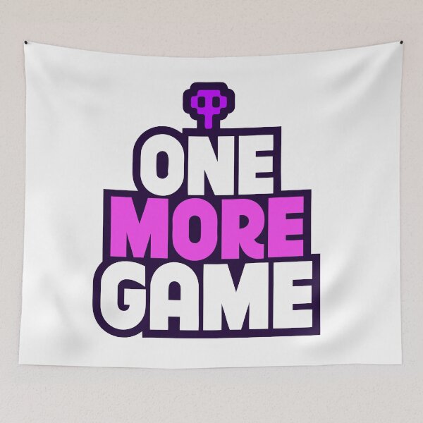 Item preview, One More Game – Neon Gaming Motivation Design designed and sold by LordOfWear.