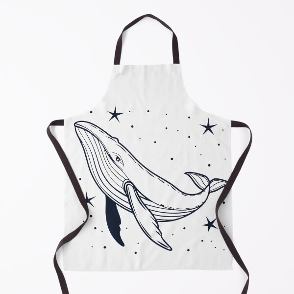 Item preview, spiritual whale floating in starry galaxy sky designed and sold by Senglaopattern.