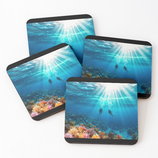 Item preview, Scuba Diving Paradise – Colorful Coral Reef Underwater Photography designed and sold by islam gamal.