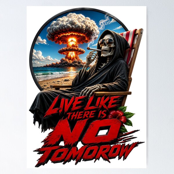 Item preview, Live Like There Is No Tomorow designed and sold by KLERIKSTORE.