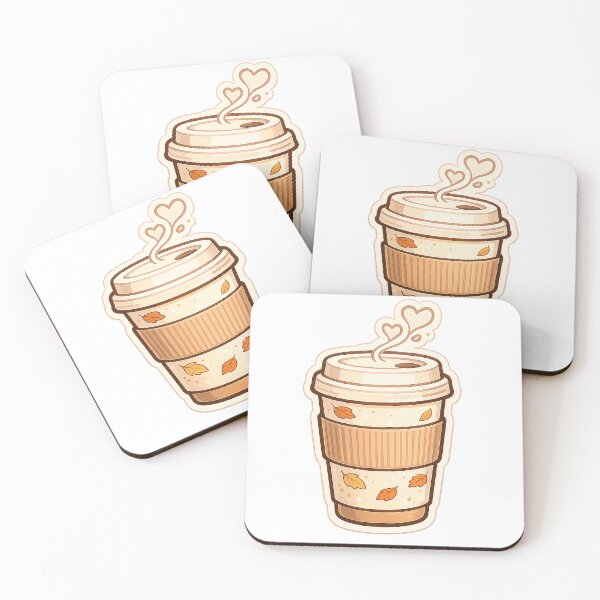 Item preview, Cozy Autumn Coffee Cup – Cute Fall Latte Kawaii Illustration designed and sold by Iras-Art-Corner.