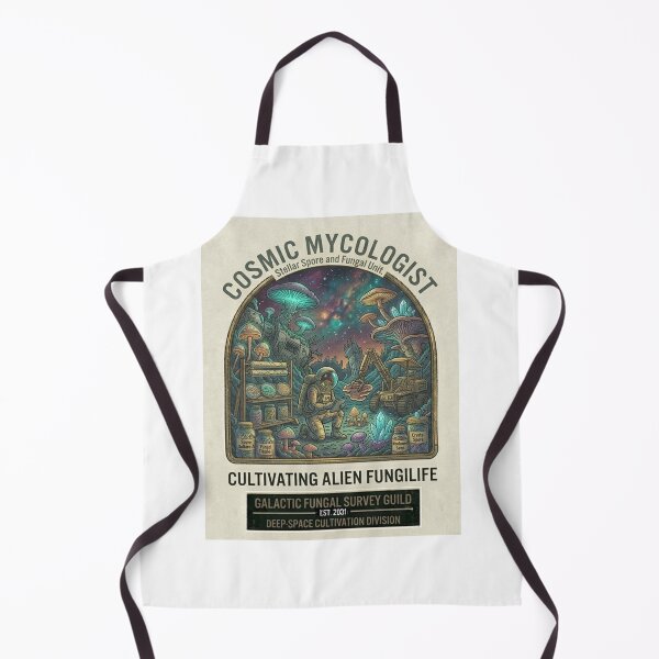 Item preview, Cosmic Mycologist Shirt – Alien Mushroom Hunter Retro Sci-Fi Graphic Tee designed and sold by Baby Adee Collective.