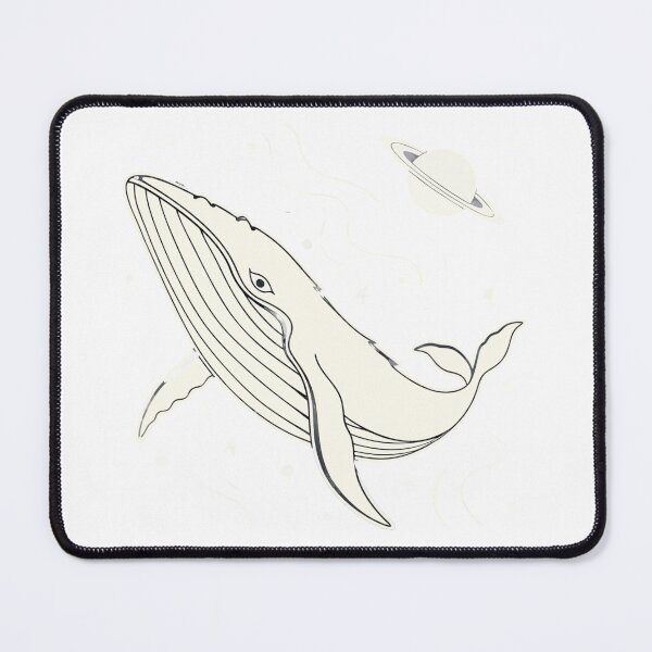 Item preview, spiritual whale floating in starry galaxy sky designed and sold by Senglaopattern.
