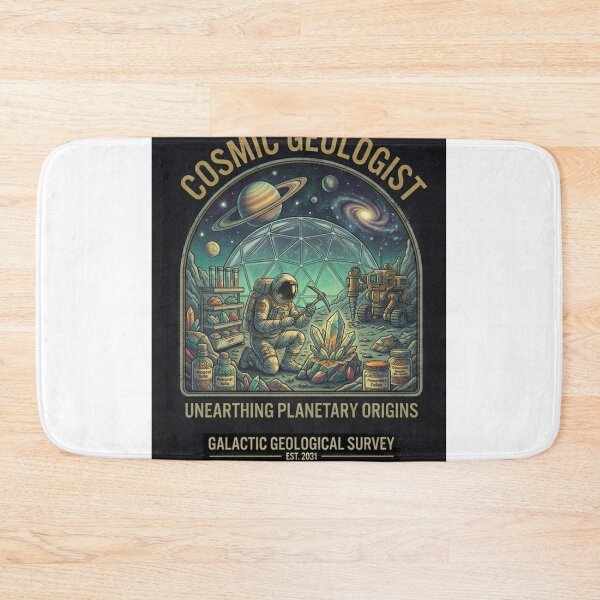 Item preview, Cosmic Geologist Shirt – Vintage Space Crystal Explorer Graphic Tee designed and sold by Baby Adee Collective.