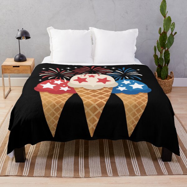 Item preview, Memorial Day 4th of July Holiday Patriotic Ice Cream Cones designed and sold by TyraYoung.