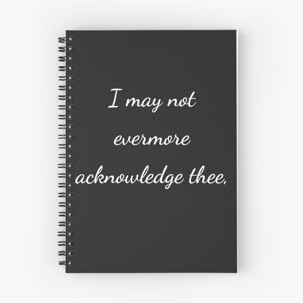 Item preview, "I may not evermore acknowledge thee," - handwriting white designed and sold by ariksworld.