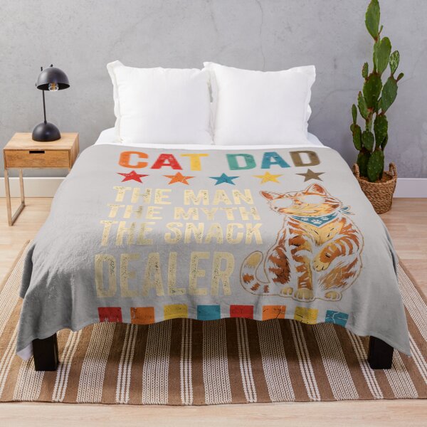 Item preview, Cat Dad The Man Myth Snack Dealer Funny Fathers Day designed and sold by MabelWells.