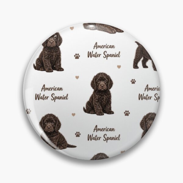 Item preview, American Water Spaniel Pattern designed and sold by Wags & Tails.