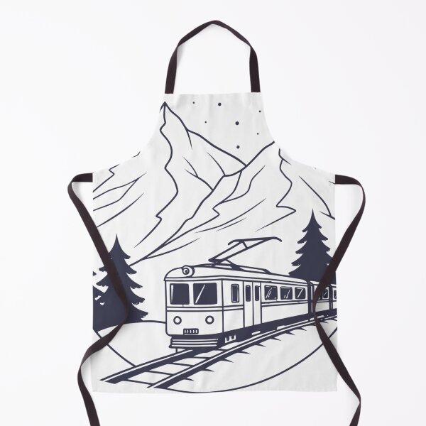 Item preview, cozy train ride through snowy mountains, cinematic atmosphere designed and sold by Senglaopattern.