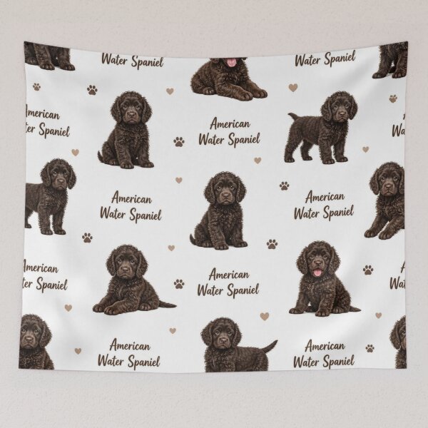 Item preview, American Water Spaniel Pattern designed and sold by Wags & Tails.