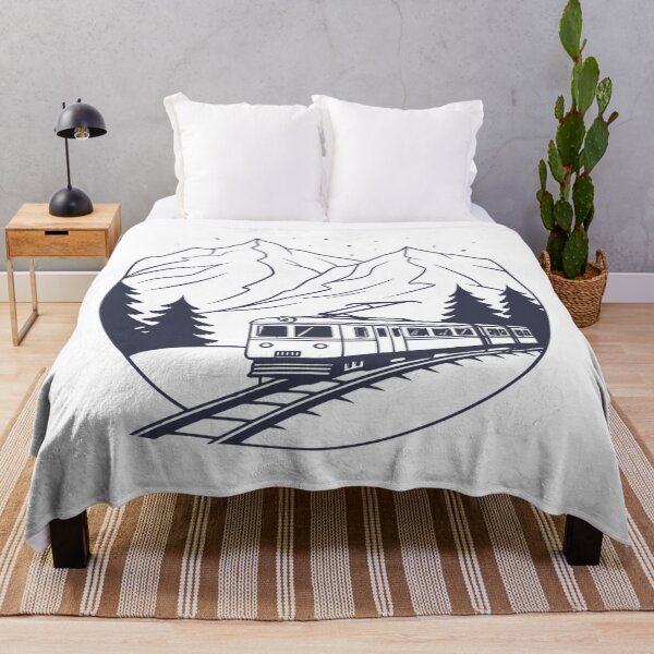Item preview, cozy train ride through snowy mountains, cinematic atmosphere designed and sold by Senglaopattern.