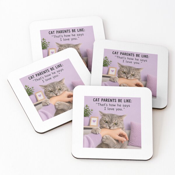 Item preview, Cat Parents Be Like That’s How He Says I Love You designed and sold by LovelyCatGalaxy.