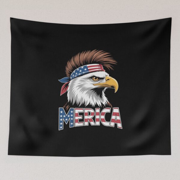 Item preview, Merica - Patriotic USA Eagle of Freedom - 4th of July designed and sold by TyraYoung.