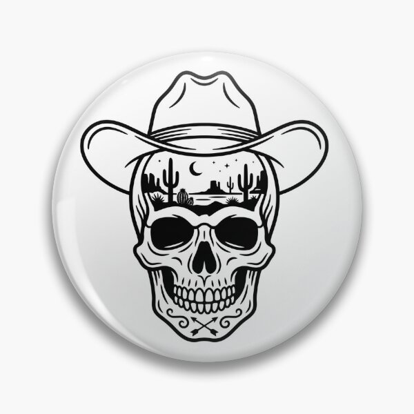 Item preview, Cowboy skull designed and sold by mujimass.